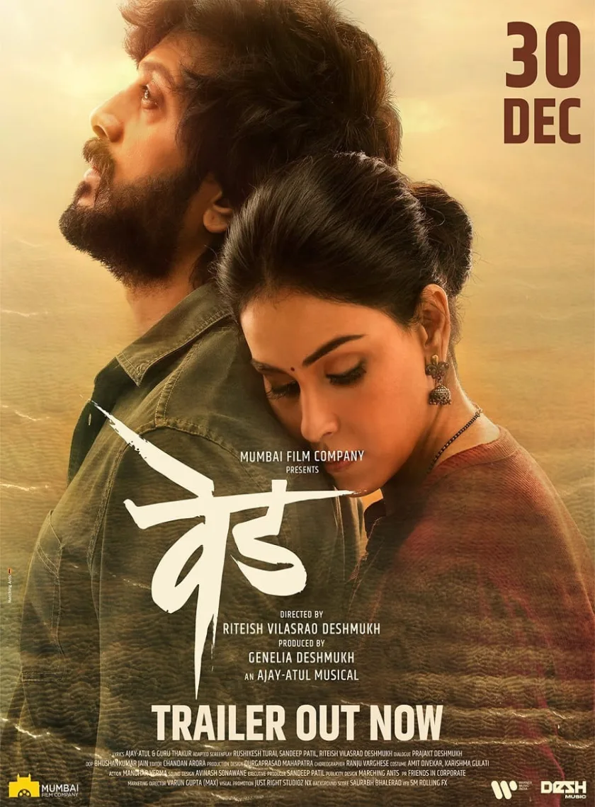 Ved (2023) Dual Audio (Hindi + Marathi) Full Movie HD ESub poster