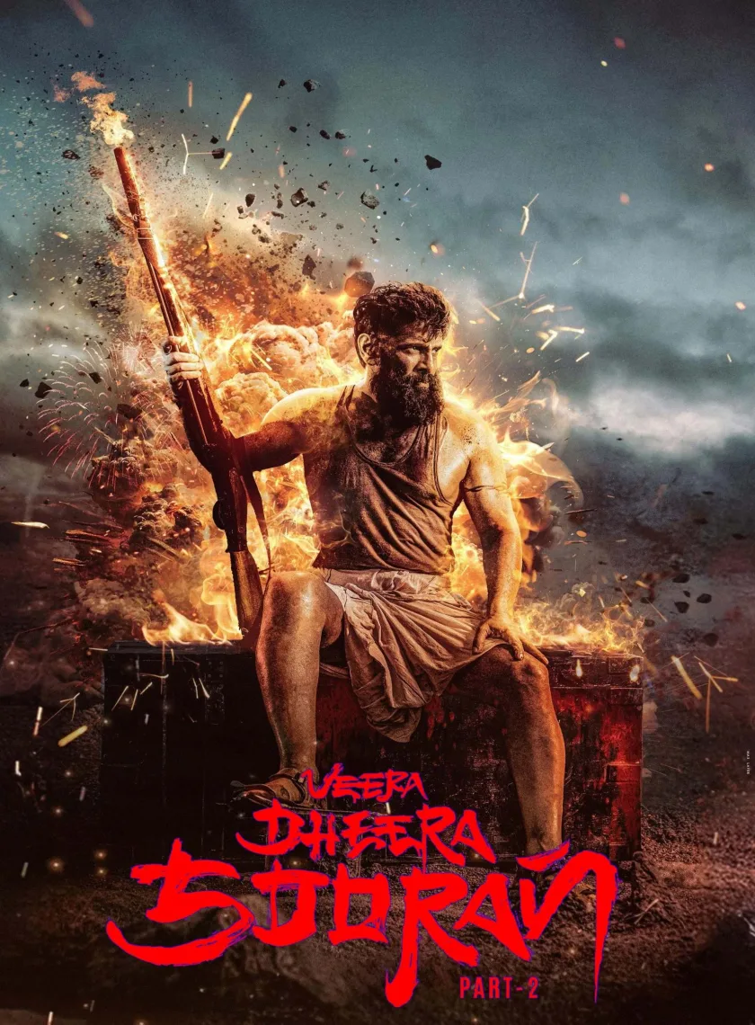 Veera Dheera Sooran - Part 2 (2025) (Hindi + Tamil) Dual Audio UnCut South Movie HD ESub poster