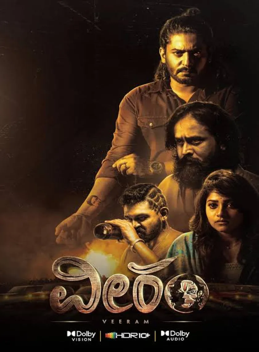 Veeram (2023) South Hindi Dubbed UnCut Full Movie HD ESub poster