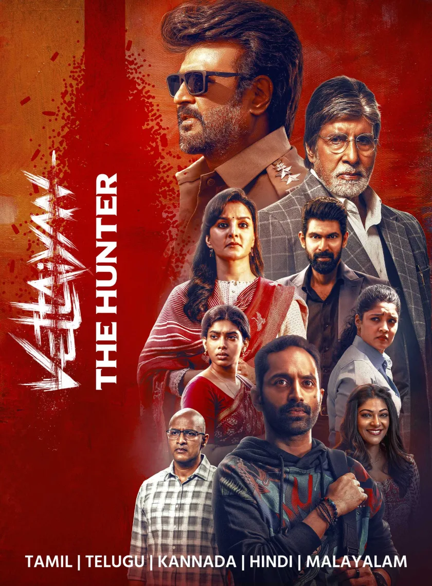 Vettaiyan (2024) (Hindi + Tamil) Dual Audio UnCut South Movie HD ESub poster