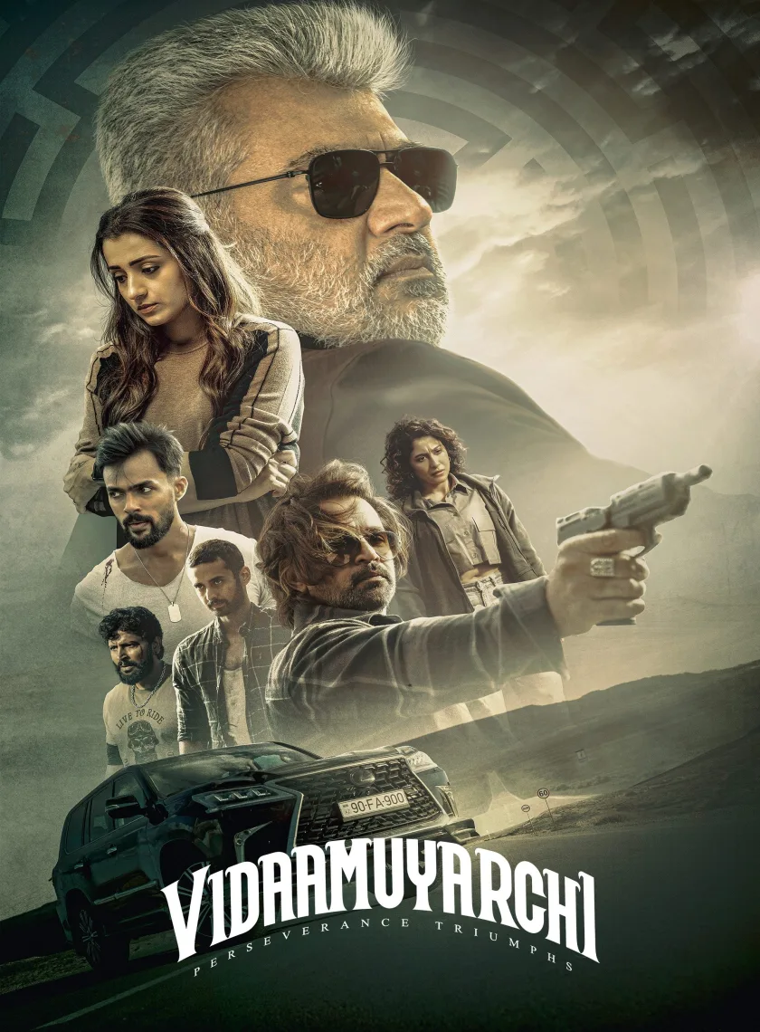 Vidaamuyarchi (2025) (Hindi + Tamil) Dual Audio UnCut South Movie HD ESub poster