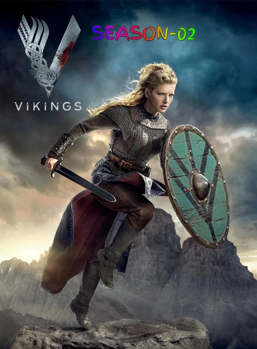 Vikings S02 (2014) (Hindi + English) Dual Audio Completed Web Series BluRay HEVC ESub poster