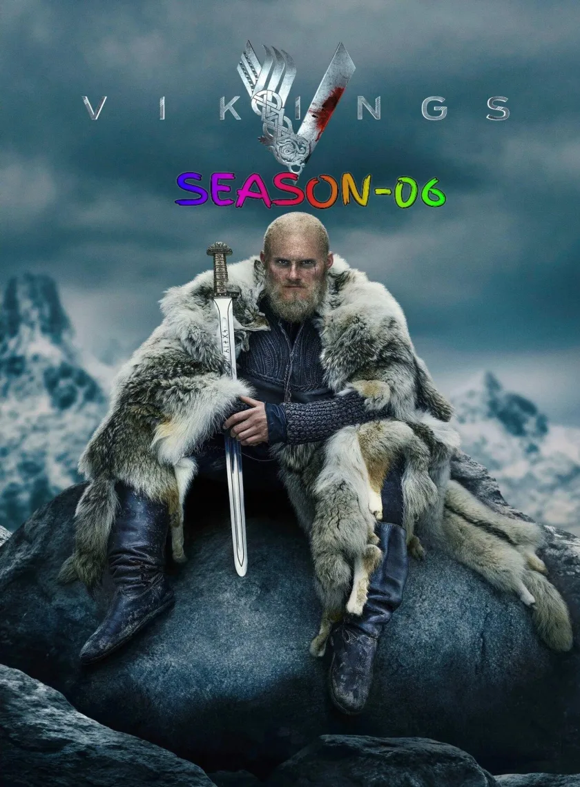 Vikings S06 (2019) (Hindi + English) Dual Audio Completed Web Series BluRay HEVC ESub poster