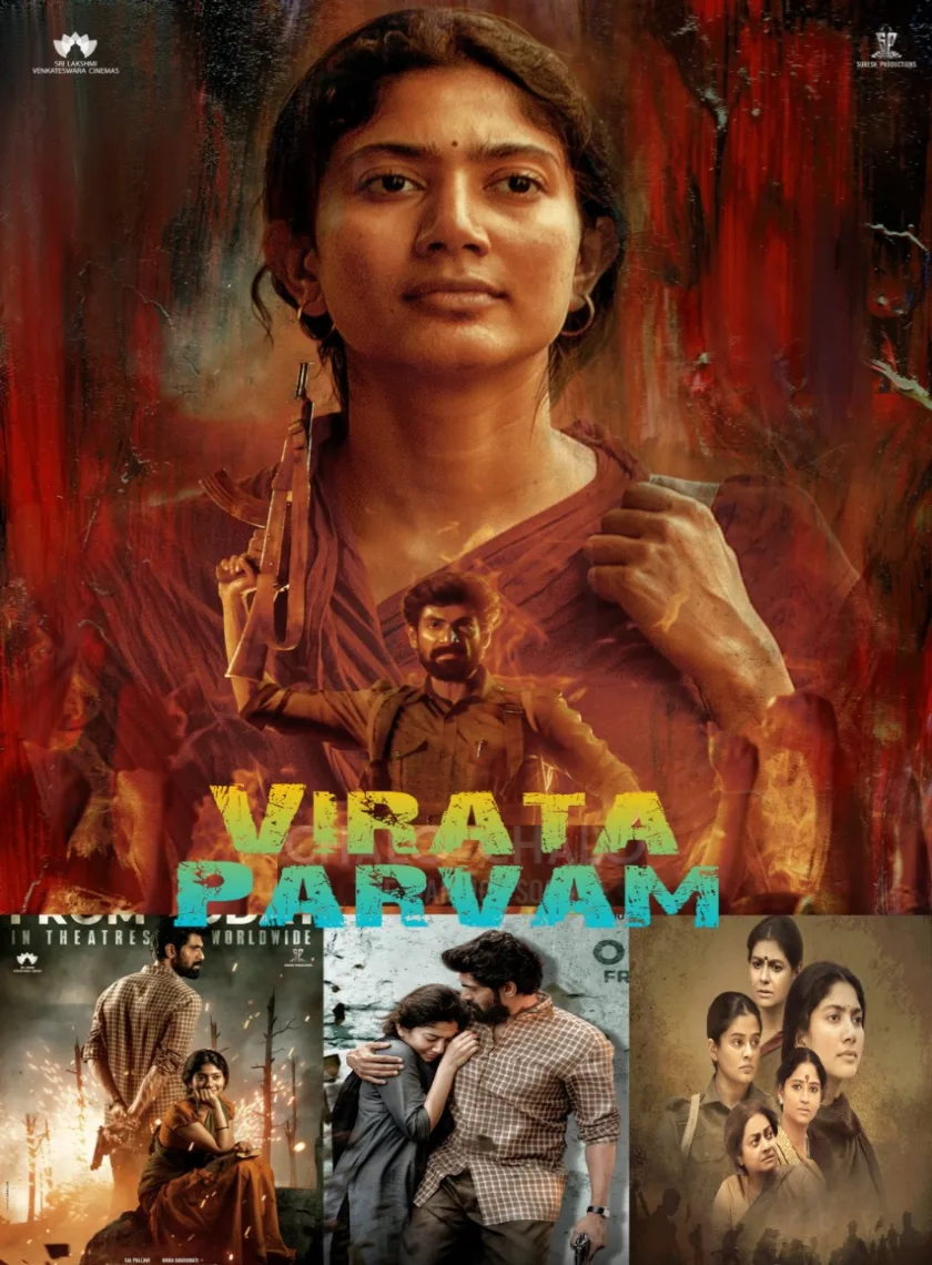 Virata Parvam (2023) South {Hindi + Telugu} Dual Audio Full Movie HD ESub poster