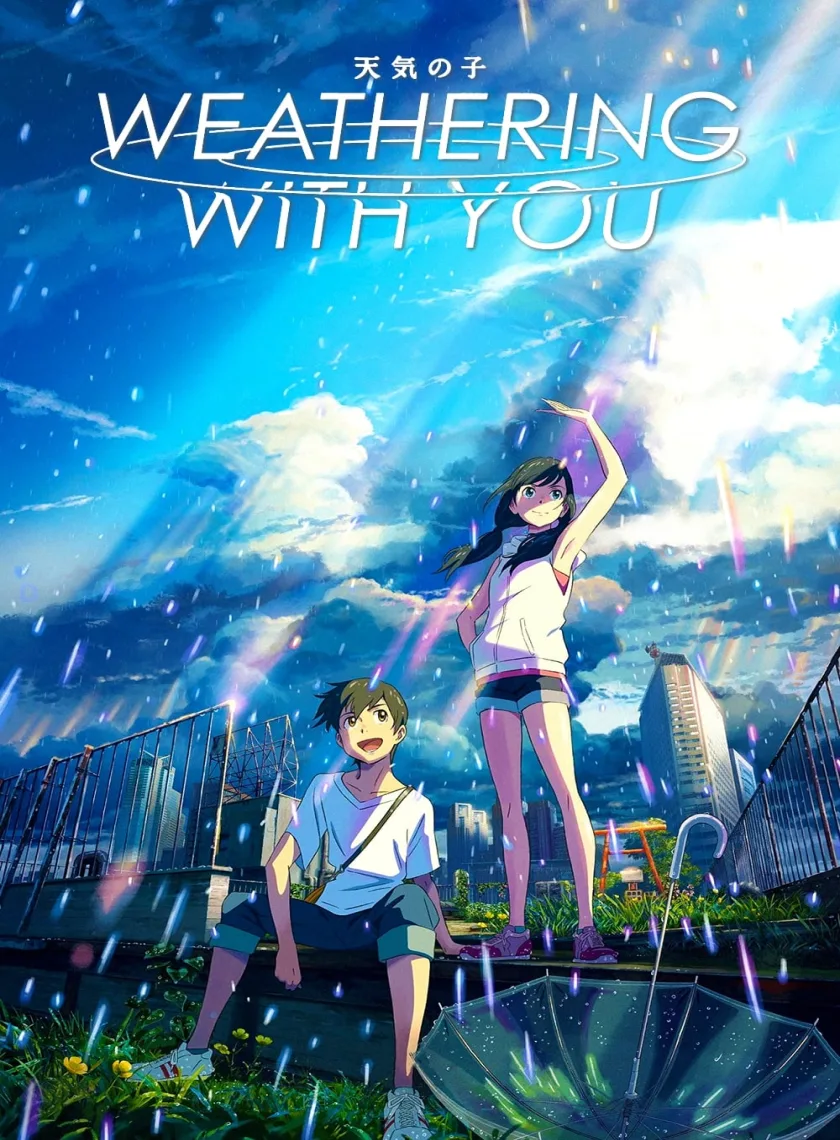 Weathering with You (2019) {Hindi (HQ Dubbed) + English + Japanese} Animated Movie BluRay HEVC 10bit ESub poster