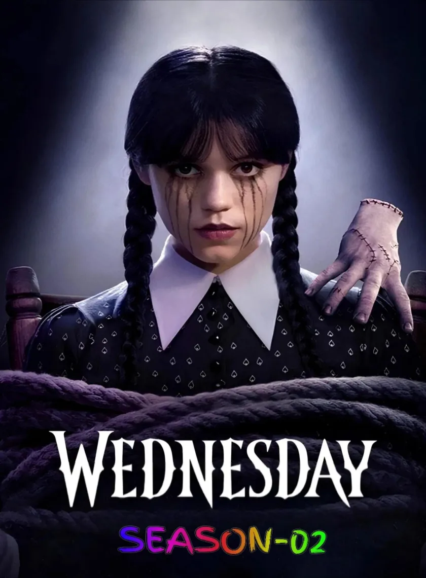Wednesday S02 (2025) (Hindi + English) Dual Audio Completed Web Series HEVC ESub poster