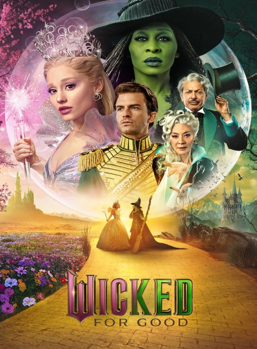 Wicked 2 - For Good (2025) (Hindi + English) Dual Audio Hollywood Movie HD ESub poster