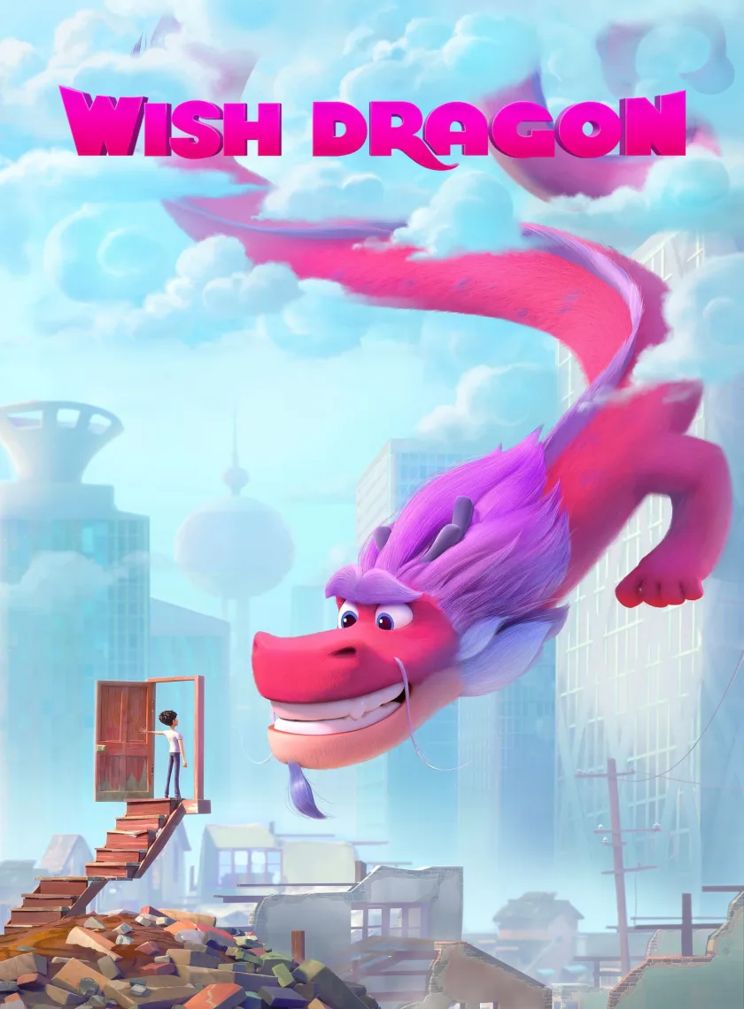 Wish Dragon (2021) (Hindi + English) Dual Audio Animation Movie HD ESub poster