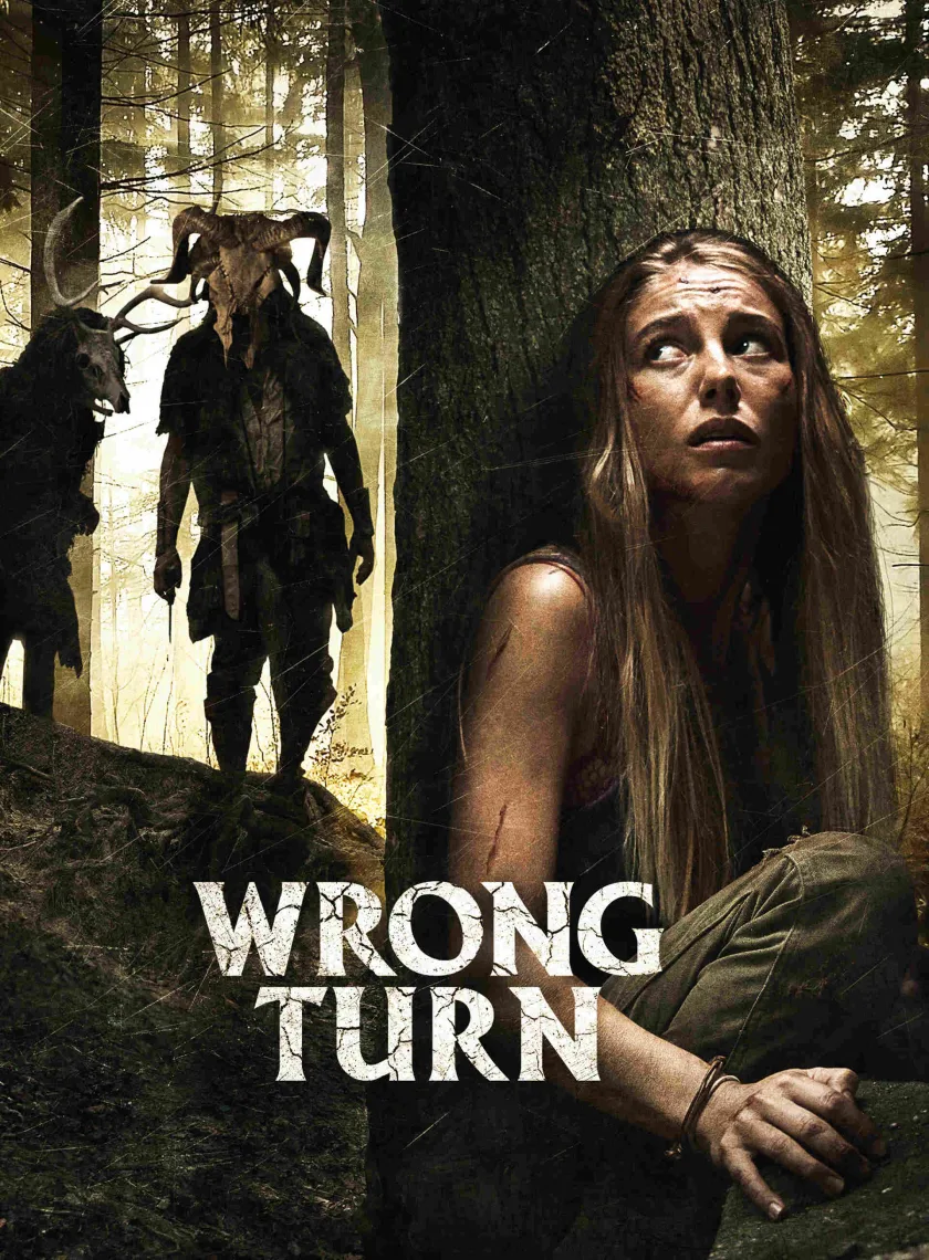 Wrong Turn (2021) (Hindi + English) Dual Audio Hollywood Movie BluRay HD ESub poster