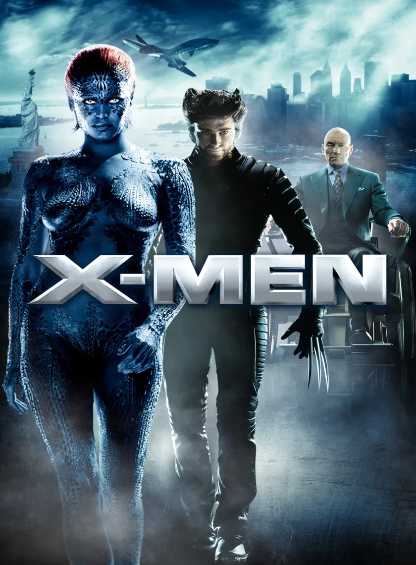 X-Men (2000) (Hindi + English) Dual Audio Hollywood Movie BluRay HD ESub poster