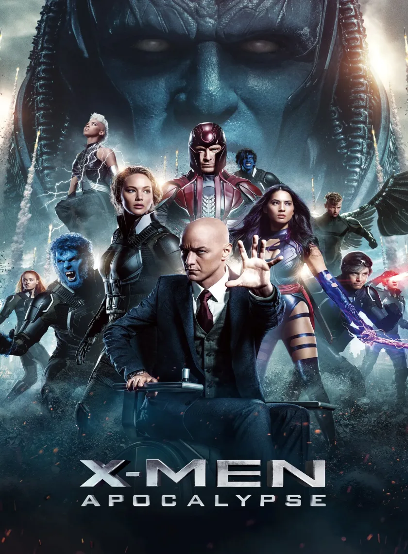 X-Men - Apocalypse (2016) (Hindi + English) Dual Audio Hollywood Movie BluRay HD ESub poster