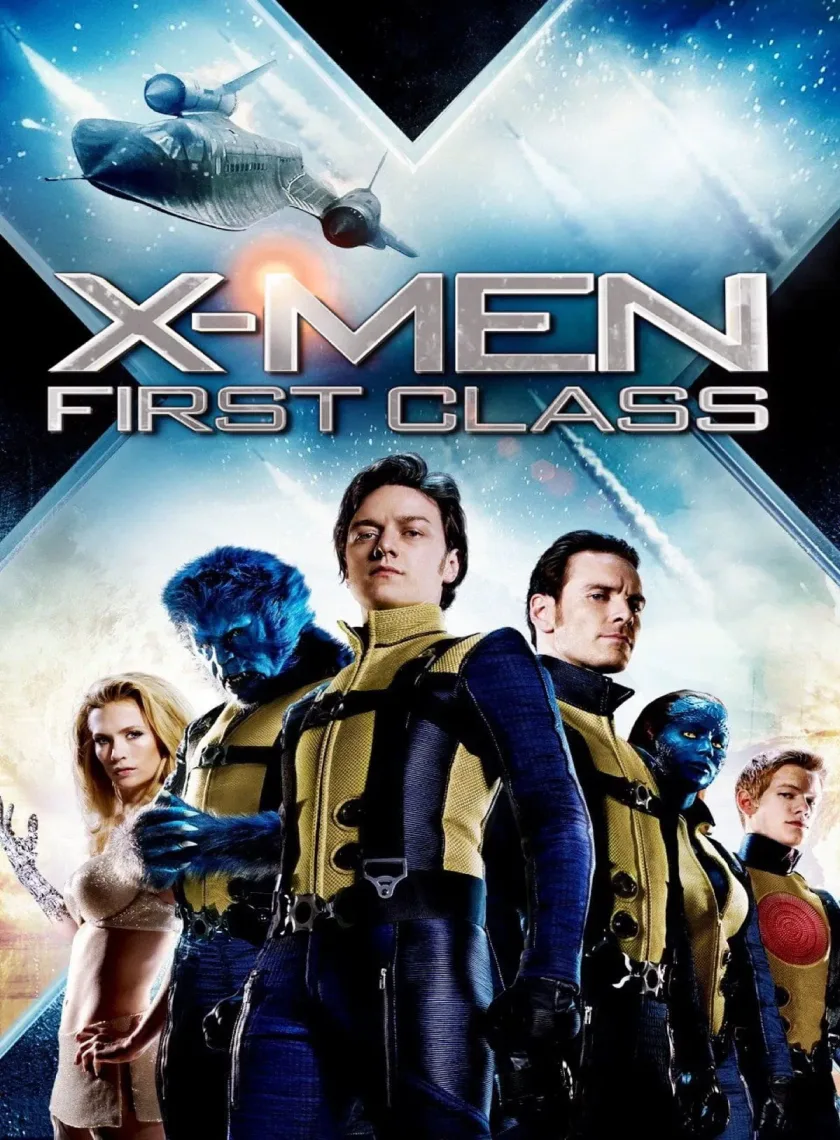 X-Men - First Class (2011) (Hindi + English) Dual Audio Hollywood Movie BluRay HD ESub poster