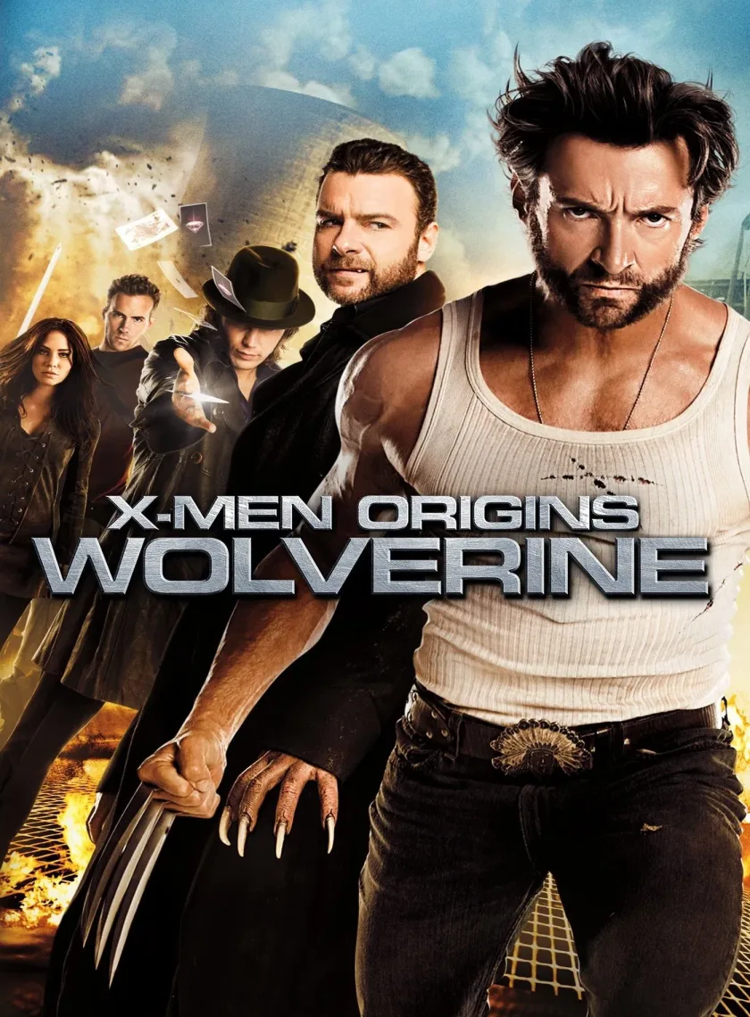 X-Men Origins - Wolverine (2009) (Hindi + English) Dual Audio Hollywood Movie BluRay HD ESub poster