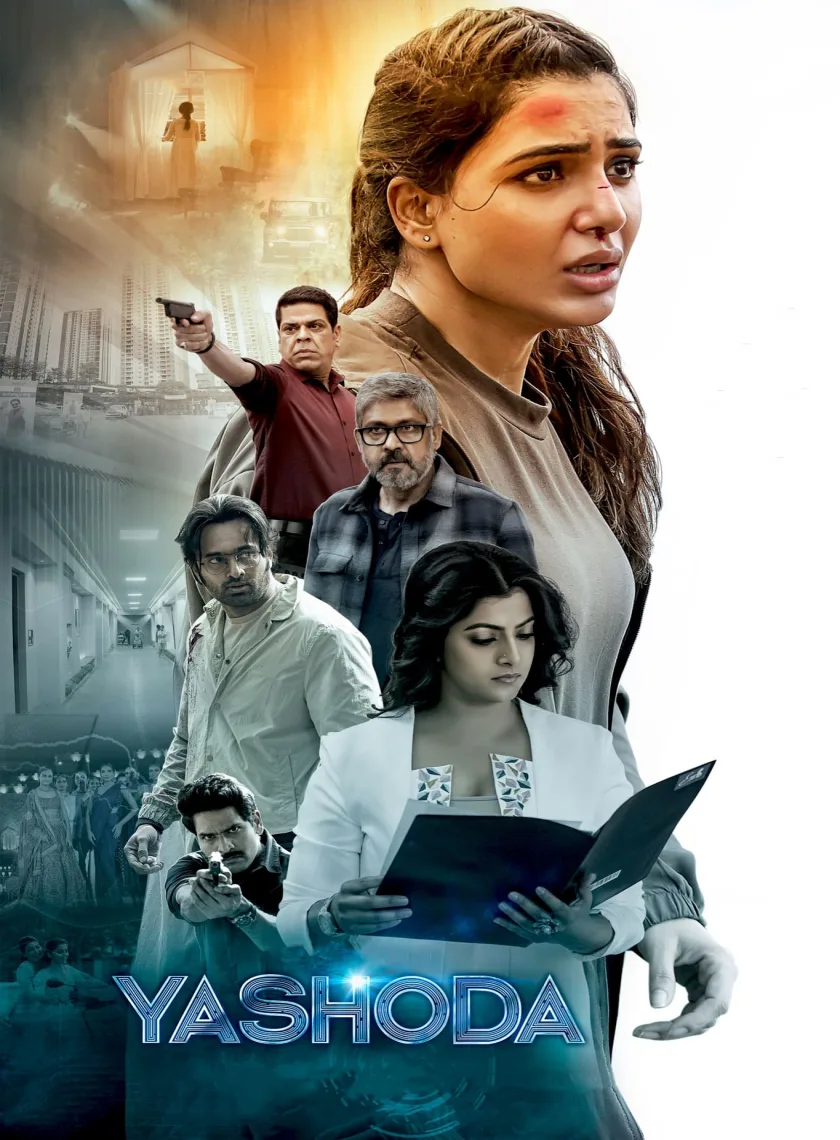 Yashoda (2022) (Hindi + Telugu) Dual Audio UnCut South Movie HD ESub poster